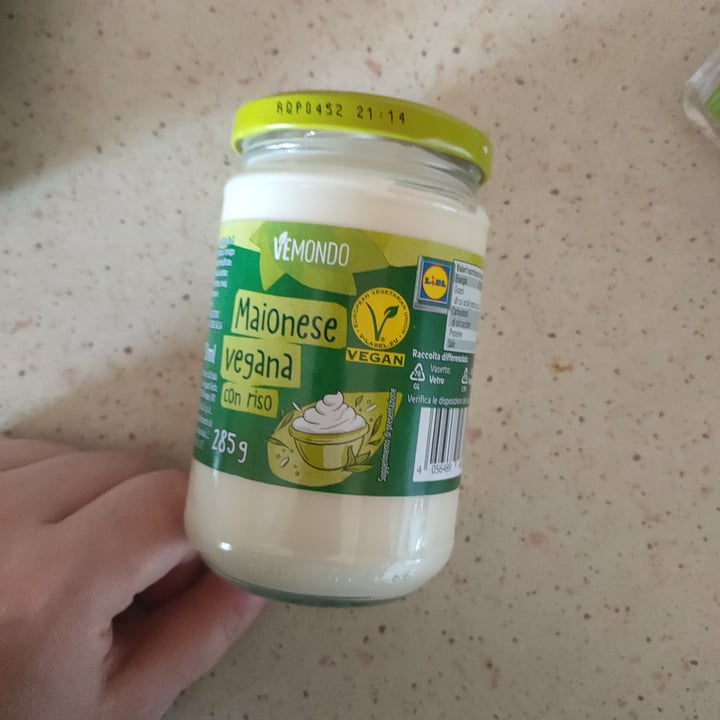 review photo of Vemondo Maionese vegana con riso shared by @ele0n0ra on 28 Apr 2022 - review