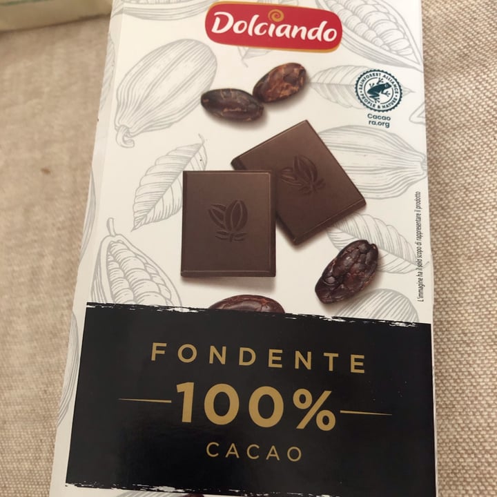 photo of Dolciando Cioccolato fondente 100% shared by @cicoria on  15 Apr 2022 - review