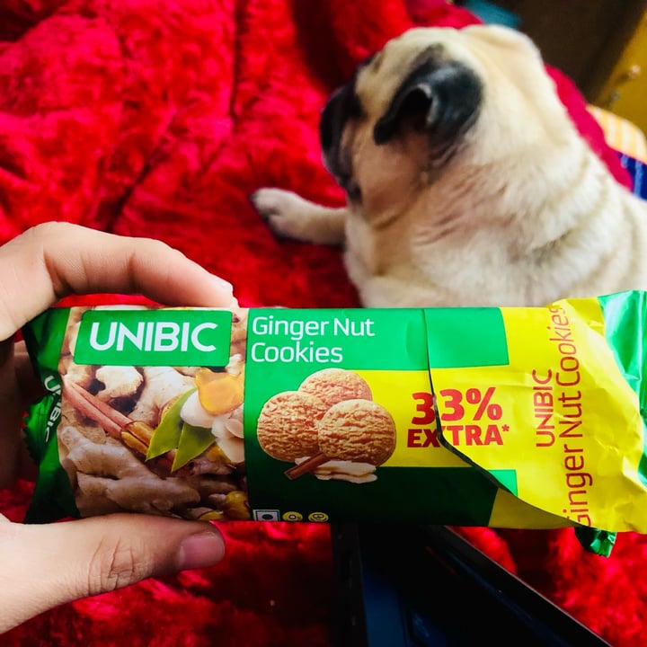 photo of Unibic Ginger Nut Cookies shared by @vegankaran on  27 Jan 2022 - review