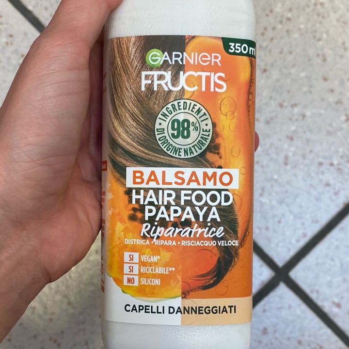 review photo of Garnier Balsamo Riparatore Papaya shared by @daani on 21 Jun 2022 - review