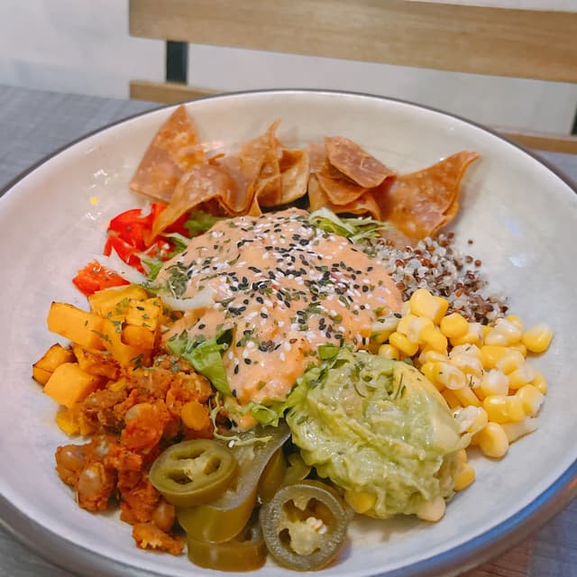 「mexican salad」の料理の写真