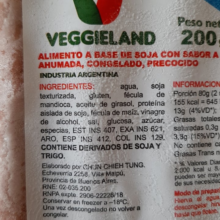 photo of Veggieland Salchichas Veganas shared by @robertina on  27 Jul 2020 - review
