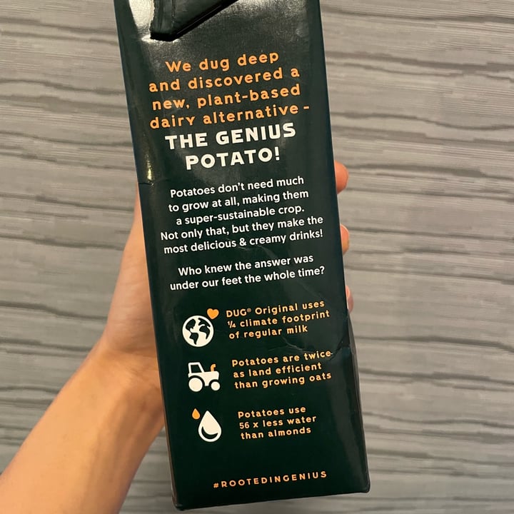 review photo of DUG Original Potato Milk shared by @suncheetahh on 11 Jun 2022 - review