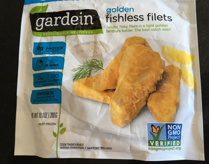review photo of Gardein Golden Plant Based F'sh Filets shared by @chloeavrill on 31 Mar 2020 - review