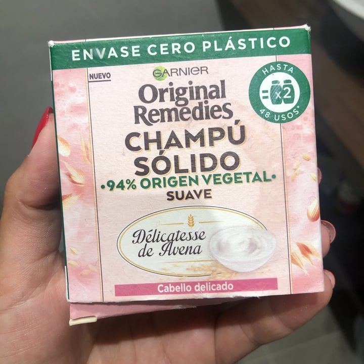 photo of Garnier Champú sólido suave shared by @iristl on  10 Aug 2021 - review