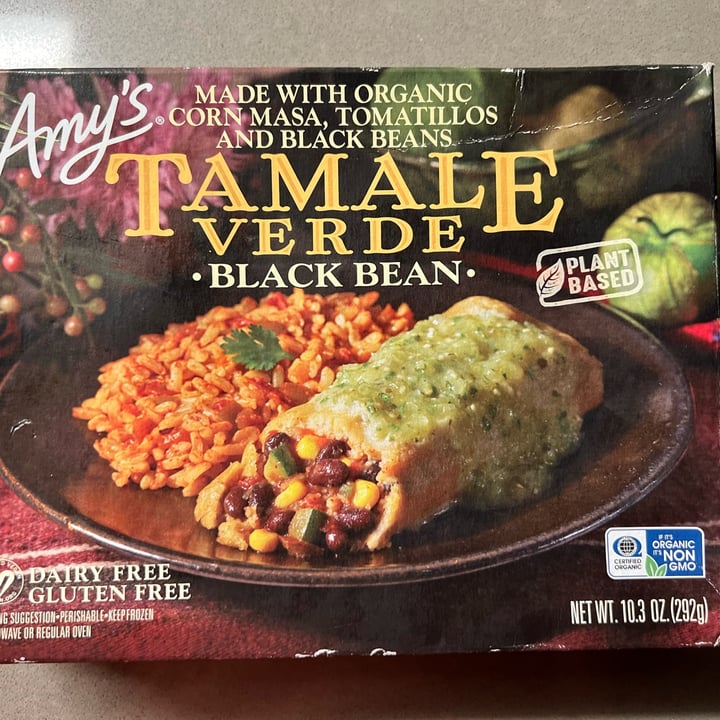 photo of Amy’s Amy's Tamale Verde Black Bean shared by @berryveganplanet on  16 Sep 2022 - review