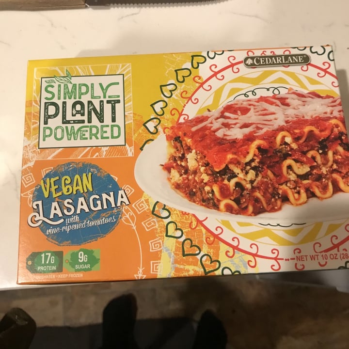 photo of Cedarlane  Vegan Lasagna shared by @ceciasas69 on  03 Jun 2021 - review
