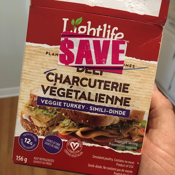 photo of Lightlife Deli Charcutie Végétalienne Veggie Turkey shared by @scottofsherwood on  09 Jun 2020 - review