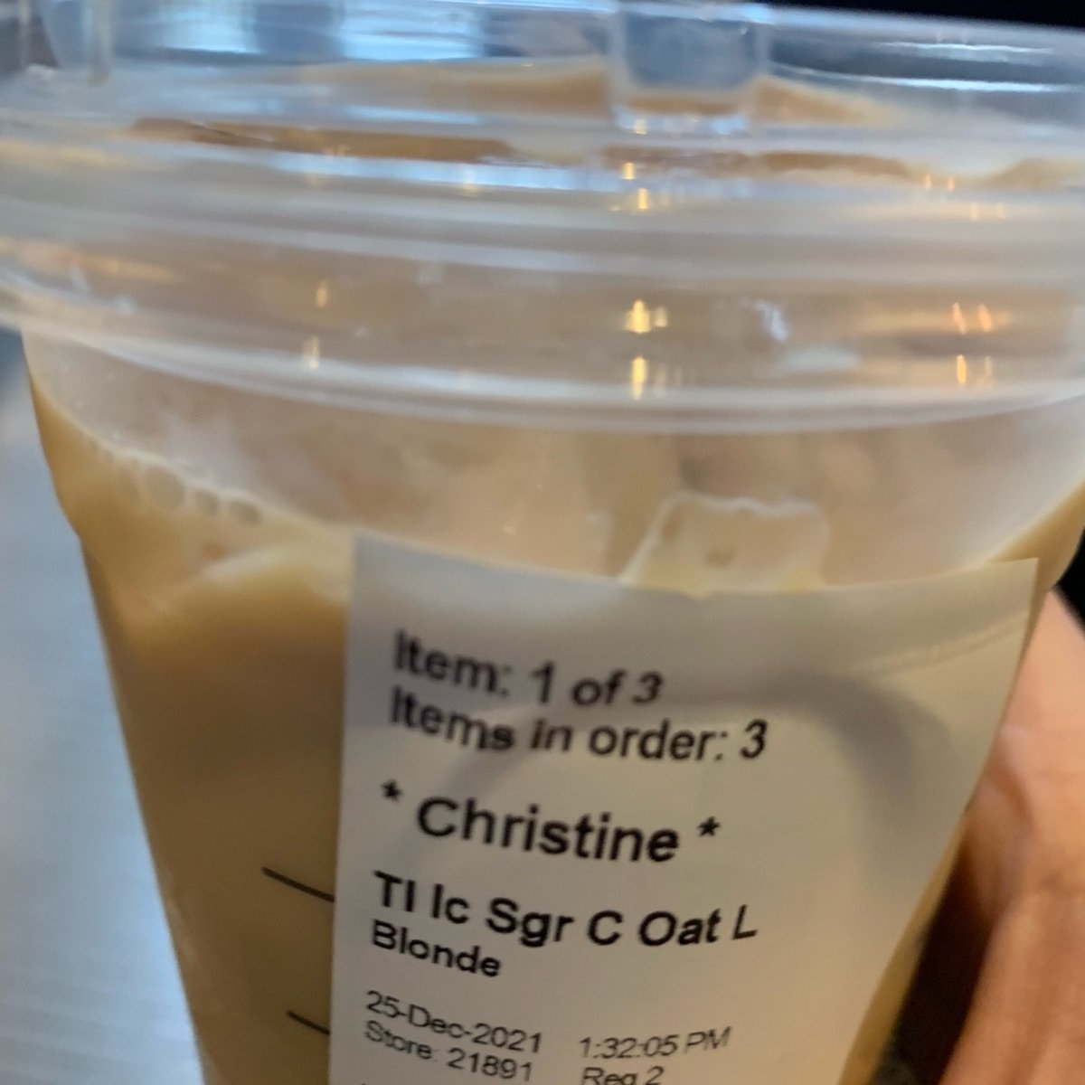 Starbucks Sugar Cookie oat latte Reviews abillion