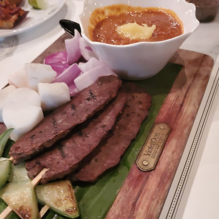 photo of Violet Oon Satay Bar & Grill Impossible Satay shared by @crueltyfreetan on  18 Jul 2021 - review