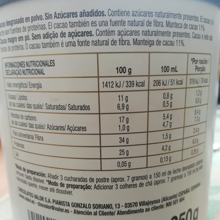 review photo of Valor Cacao 100% Natural shared by @veganmodeon on 22 Apr 2020 - review