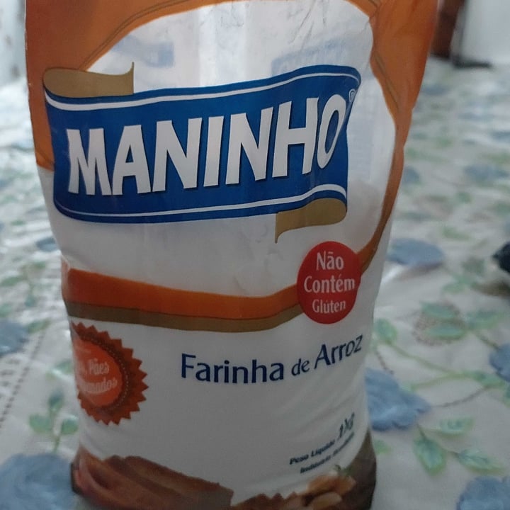 photo of Maninho farinha de arroz Flour shared by @mylenasilva29 on  06 May 2022 - review
