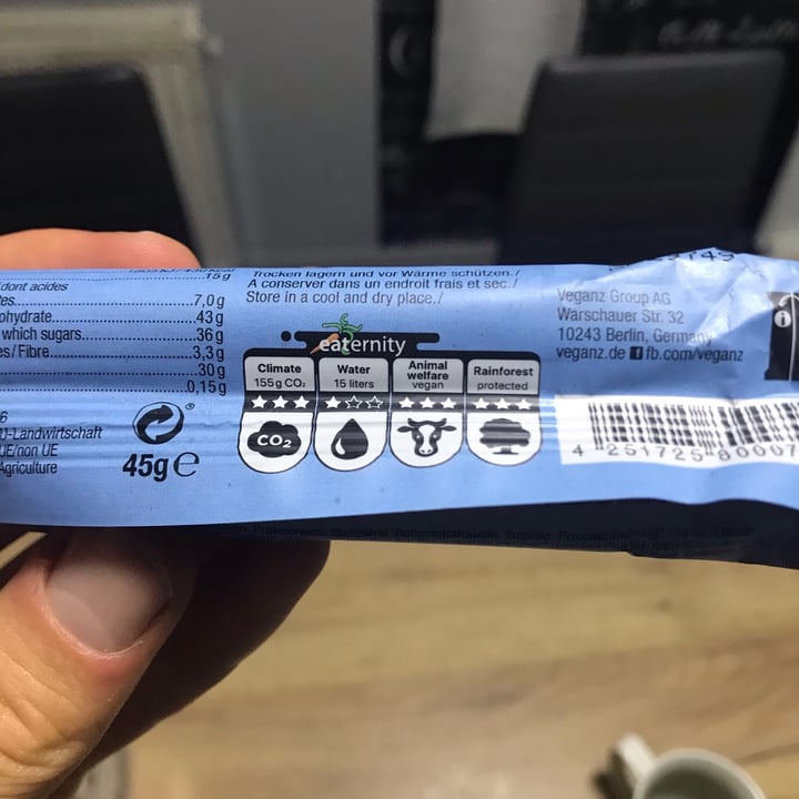 photo of Veganz Clean Protein Bar Cocoa shared by @david- on  03 Jan 2021 - review