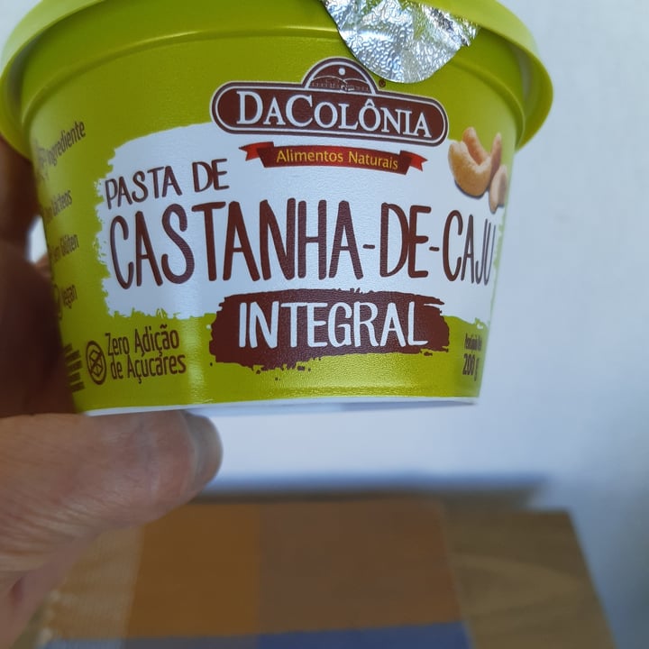 photo of DaColônia Pasta de castanha de caju - Da Colonia shared by @juliamanfrin on  12 Jun 2022 - review