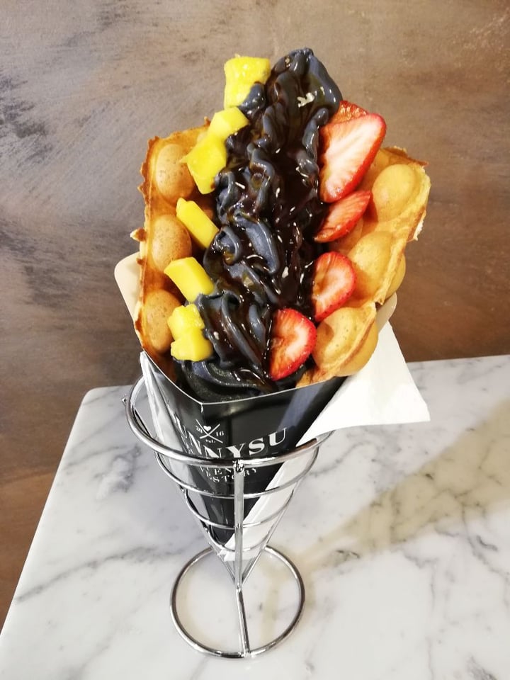 photo of SUNNYSU Austria bubble waffles shared by @vegiana on  23 Feb 2020 - review