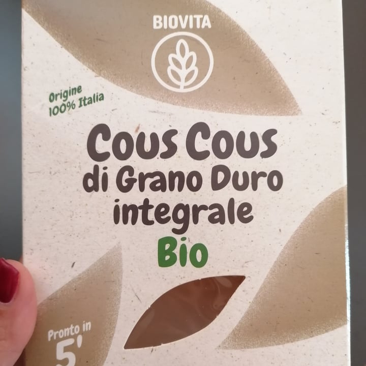 photo of Biovita Cous Cous di Grano Duro Integrale Bio shared by @ilariazag on  18 Sep 2022 - review