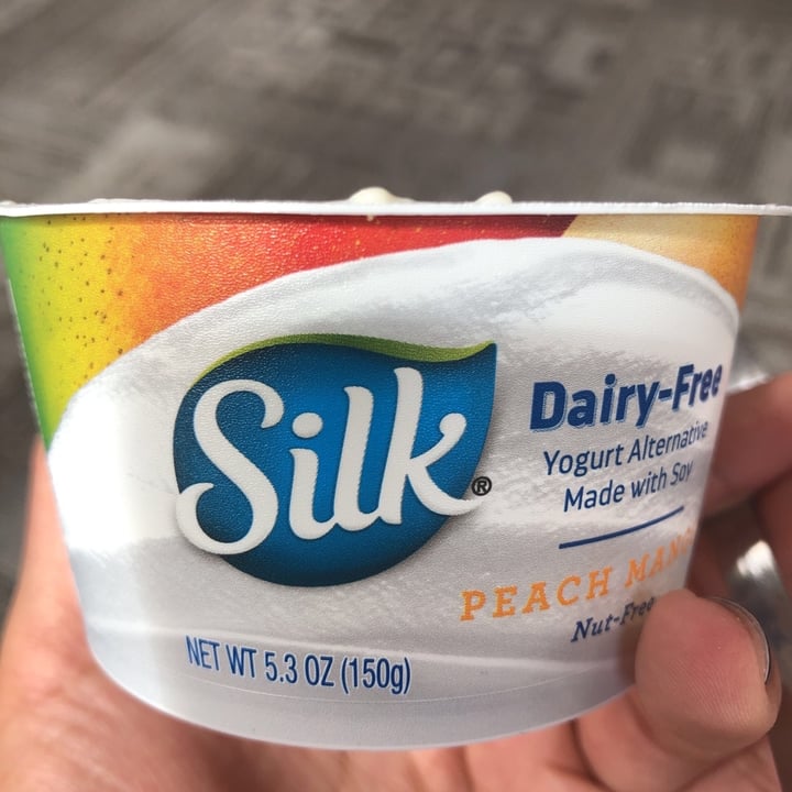 photo of Silk Peach Mango Dairy Free Yogurt alternative shared by @soulyloveandlight on  01 Apr 2020 - review
