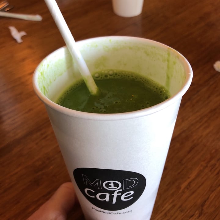 review photo of Palm Greens Cafe Mucho matcha smoothie shared by @springfarmsanctuary on 27 Dec 2019 - review