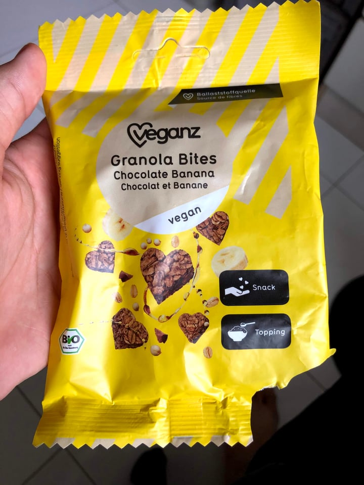 photo of Veganz Chocolate Banana Granola Bites shared by @jeromi4559 on  16 Jul 2020 - review