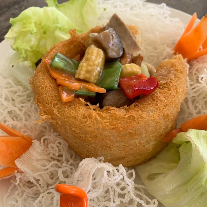 photo of Lin Lin Vegetarian Delight Yam Basket shared by @greenbovine on  21 Oct 2020 - review