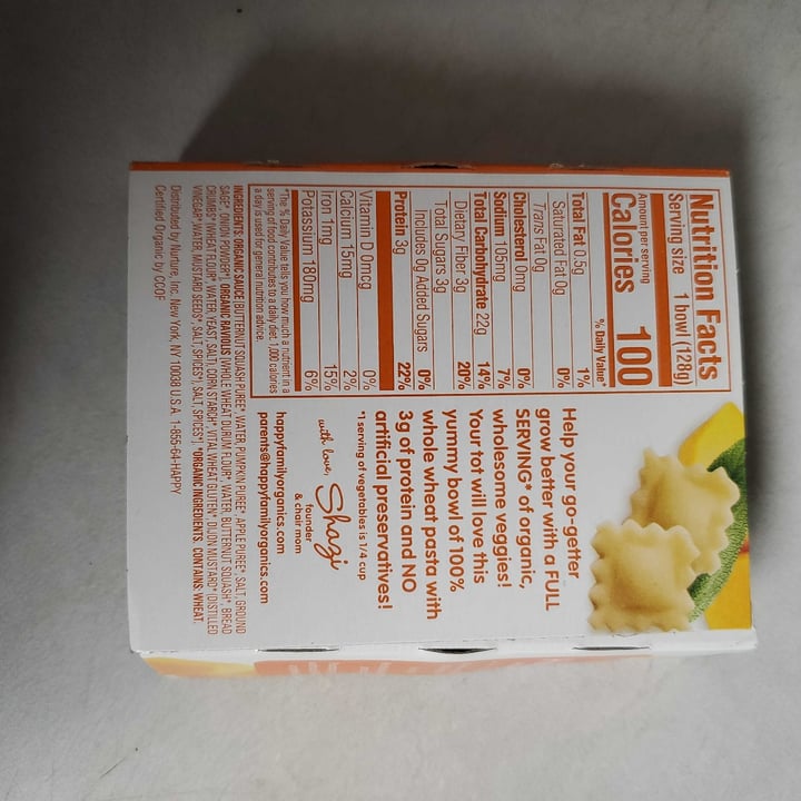 review photo of Organics Happy Tot Organic Squash Ravioli shared by @krinney on 12 Oct 2021 - review