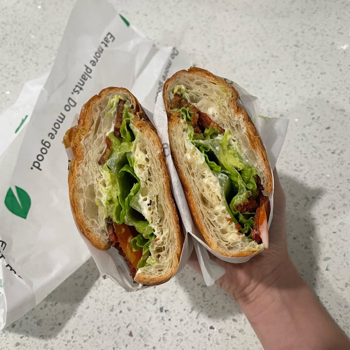 photo of Veggie Grill BLT avocado croissant shared by @karenalba on  03 Aug 2022 - review