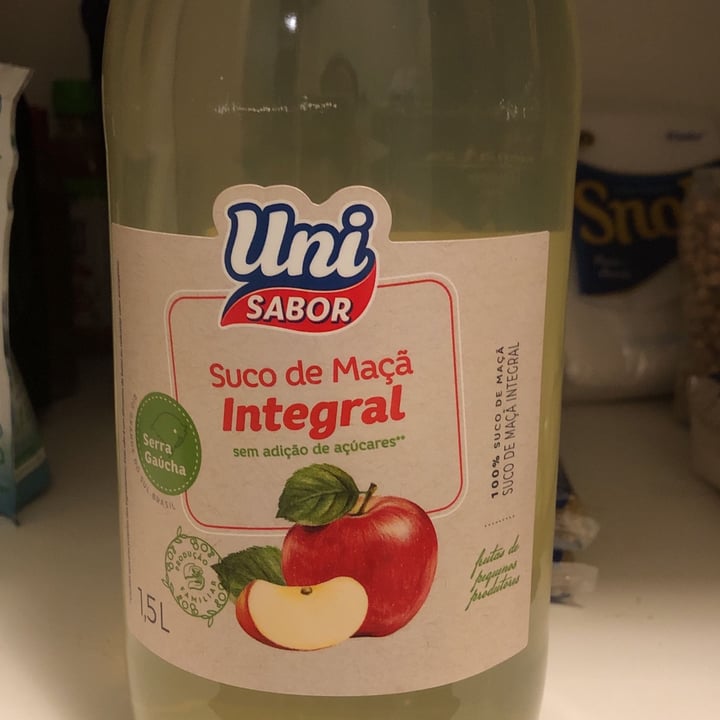 photo of Uni sabor Suco De maçã shared by @samanthasafra on  06 May 2022 - review