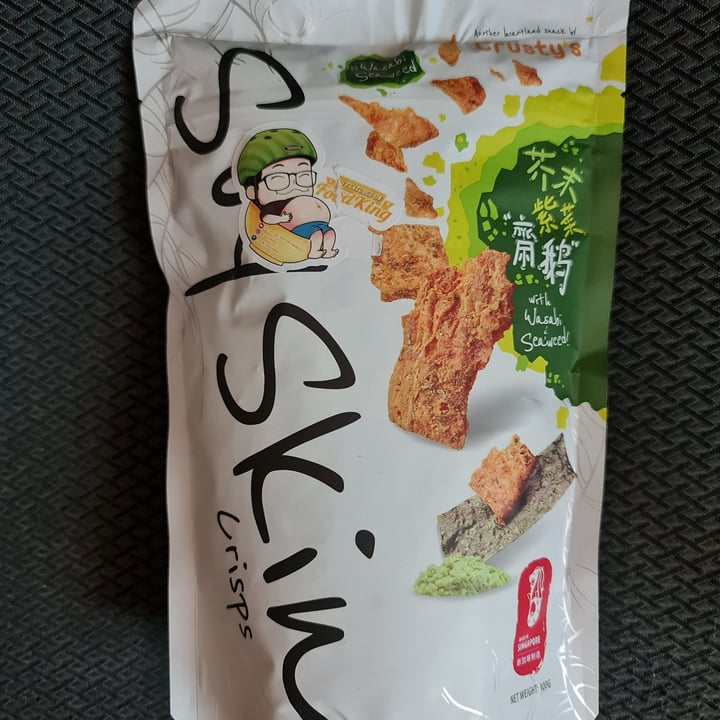 photo of Crusty's Soy Skin Crisps with Wasabi Seaweed shared by @fitsarah on  10 Apr 2021 - review