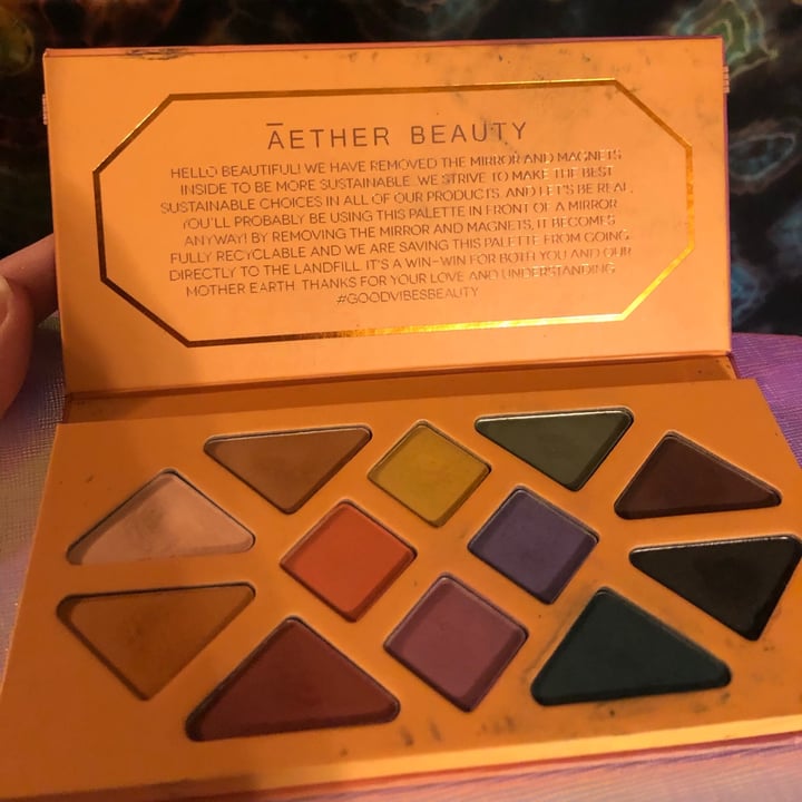 photo of Aether Beauty Joshua Tree palette shared by @martina on  07 Feb 2021 - review
