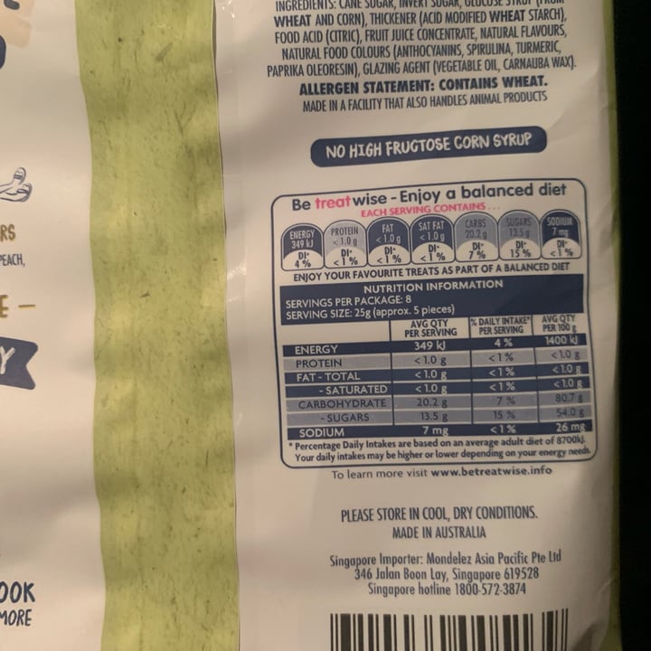review photo of The Natural Confectionery Co. Vegan Fruit Flavoured Jellies shared by @naomimk on 25 Oct 2021 - review
