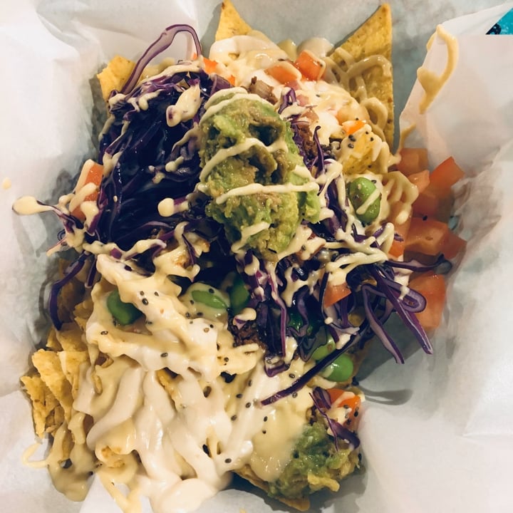 photo of Well Dressed Salad Bar Smokey Nachos and Guacamole shared by @herbimetal on  09 Jan 2020 - review