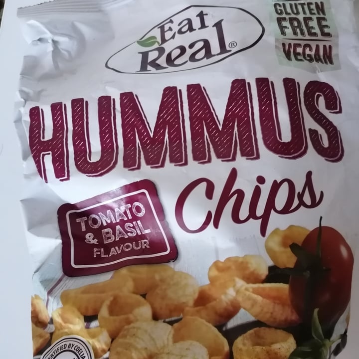 photo of Eat Real Hummus chips tomato & basil Flavour shared by @bloodtear on  19 Sep 2022 - review