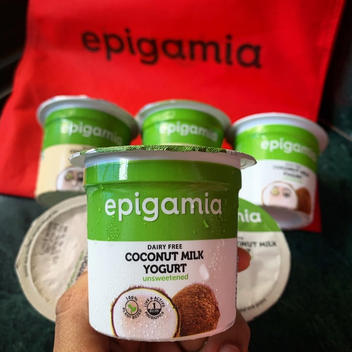 photo of Epigamia Coconut milk yogurt unsweetened shared by @mitsubishi13 on  21 Jun 2020 - review