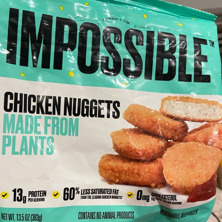 photo of Impossible Foods Chicken Nuggets shared by @vfct on  02 Dec 2021 - review