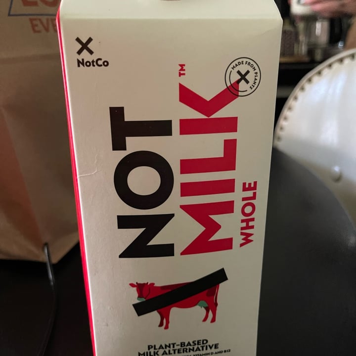photo of NotCo Not milk original shared by @ae31 on  05 Oct 2022 - review