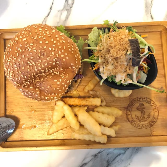 菜肴“Burger”的照片
