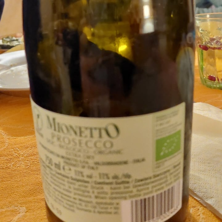 review photo of Mionetto prosecco Mionetto prosecco doc biologico shared by @massimo12 on 02 Dec 2022 - review