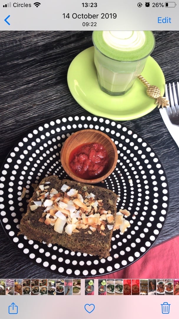 photo of Matcha Cafe Bali Matcha Breakfast Banana Bread shared by @vanessaainsley on  17 Apr 2020 - review
