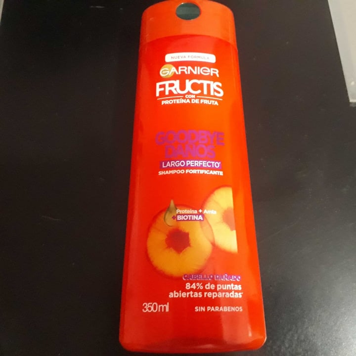 review photo of Garnier Fructis Shampoo Goodbye Daños Largo Perfecto shared by @minnievegana on 27 Jun 2020 - review