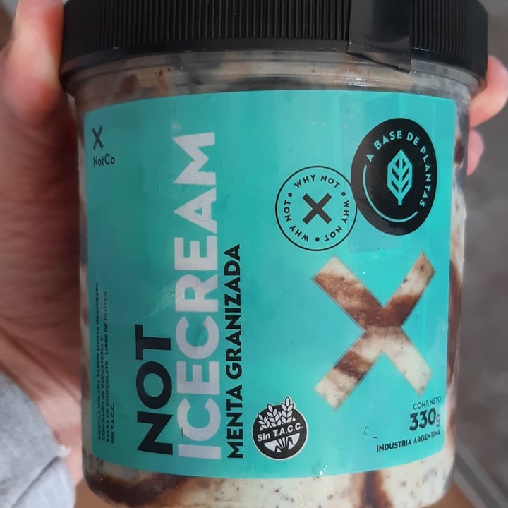 review photo of NotCo Not Icecream Menta Granizada shared by @tiznavarro on 07 Oct 2021 - review