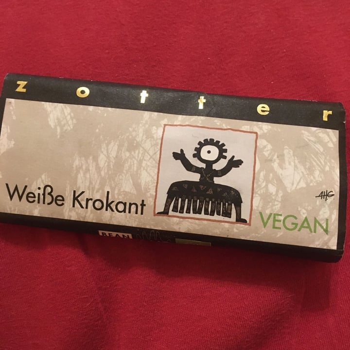 photo of zotter Weisse Krokant Vegan shared by @claram on  12 Apr 2020 - review