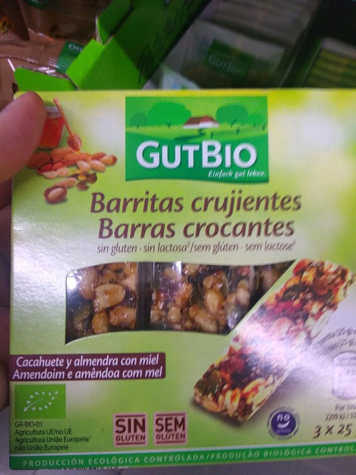 photo of GutBio Barritas crujientes de cacahuete shared by @misi on  12 Mar 2020 - review