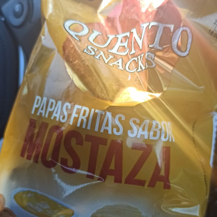 photo of Quento Snacks Papas fritas sabor mostaza shared by @yazalmonacid on  21 Nov 2022 - review