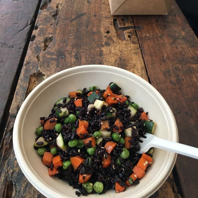 Photo of the dish “Bowl riso venere verdure di stagione e arancio”