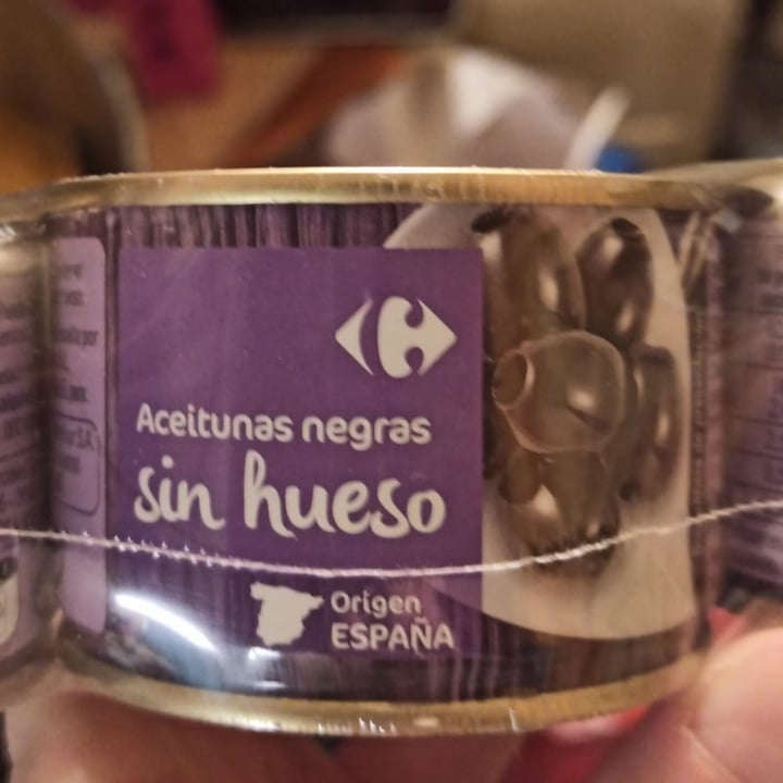 photo of Carrefour Aceitunas negras sin hueso shared by @mtoffana on  11 Sep 2021 - review