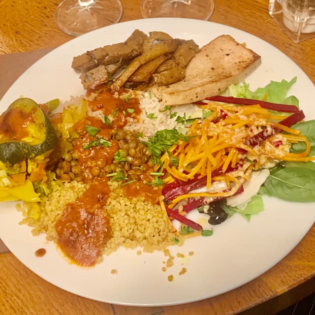 Foto do prato “L’assiette Complète”
