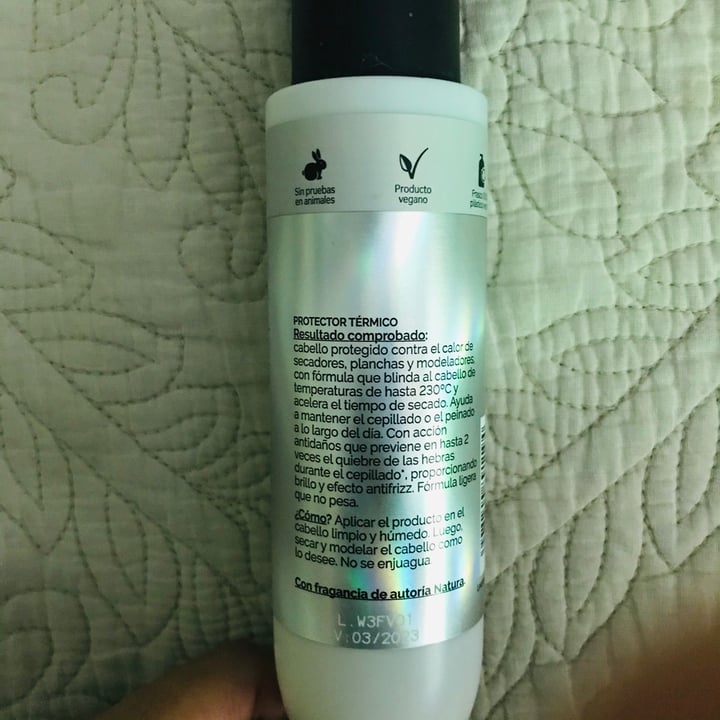 review photo of Natura Protector térmico shared by @negritavegana on 26 Apr 2021 - review