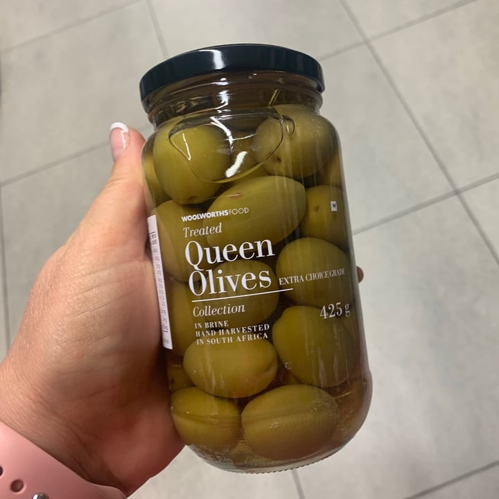 photo of Woolworths Food Queen Olives shared by @lovelyvegan on  27 Sep 2021 - review
