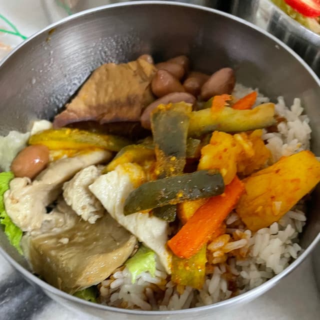 Photo of the dish “Steamed chicken rice”