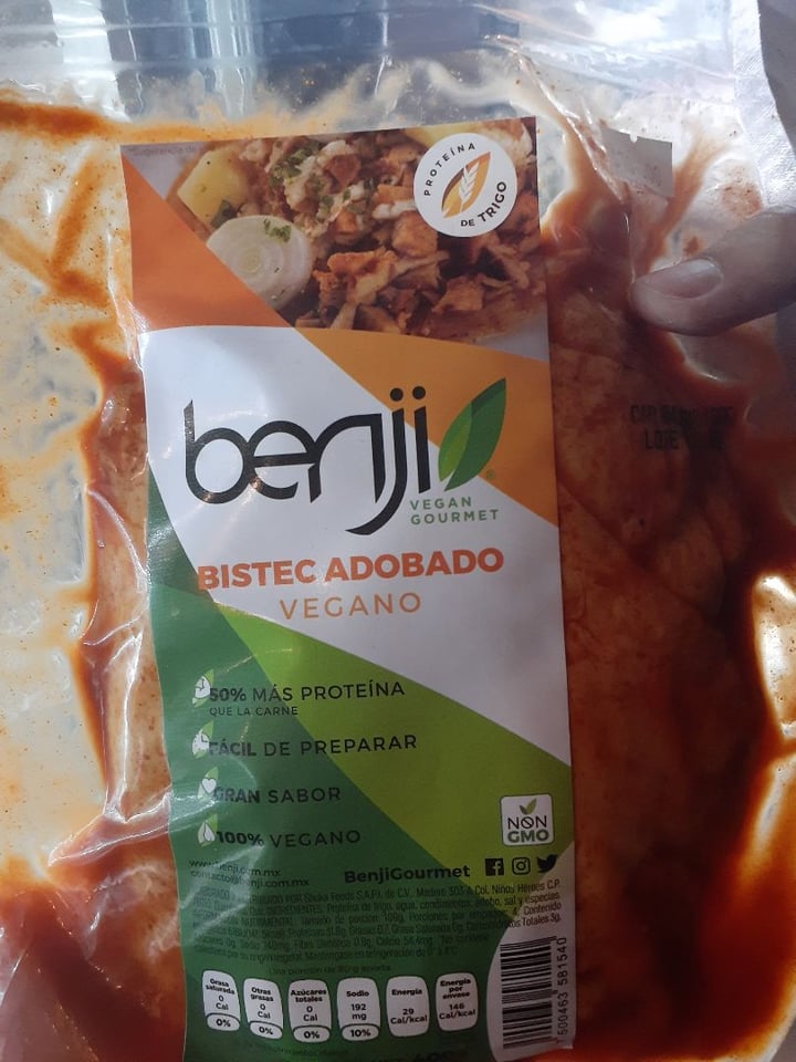 photo of Benji Vegan Gourmet Bistec Adobado shared by @barbaracf on  16 Mar 2020 - review